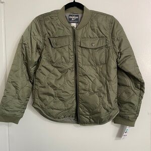 OshKosh B'gosh Boy's Olive Quilted Jacket